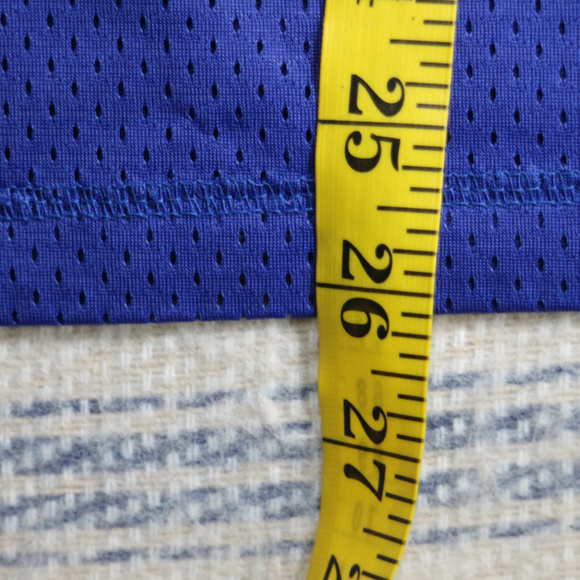 ADIDAS Royal Blue Big Back Logo Mesh Jersey Shirt - Picture 7 of 8